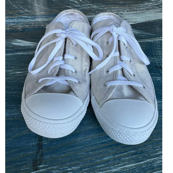 Sparkly Gold Metallic, size 10 womens CONVERSE Chuck Taylor All Star - Picture 2 of 9